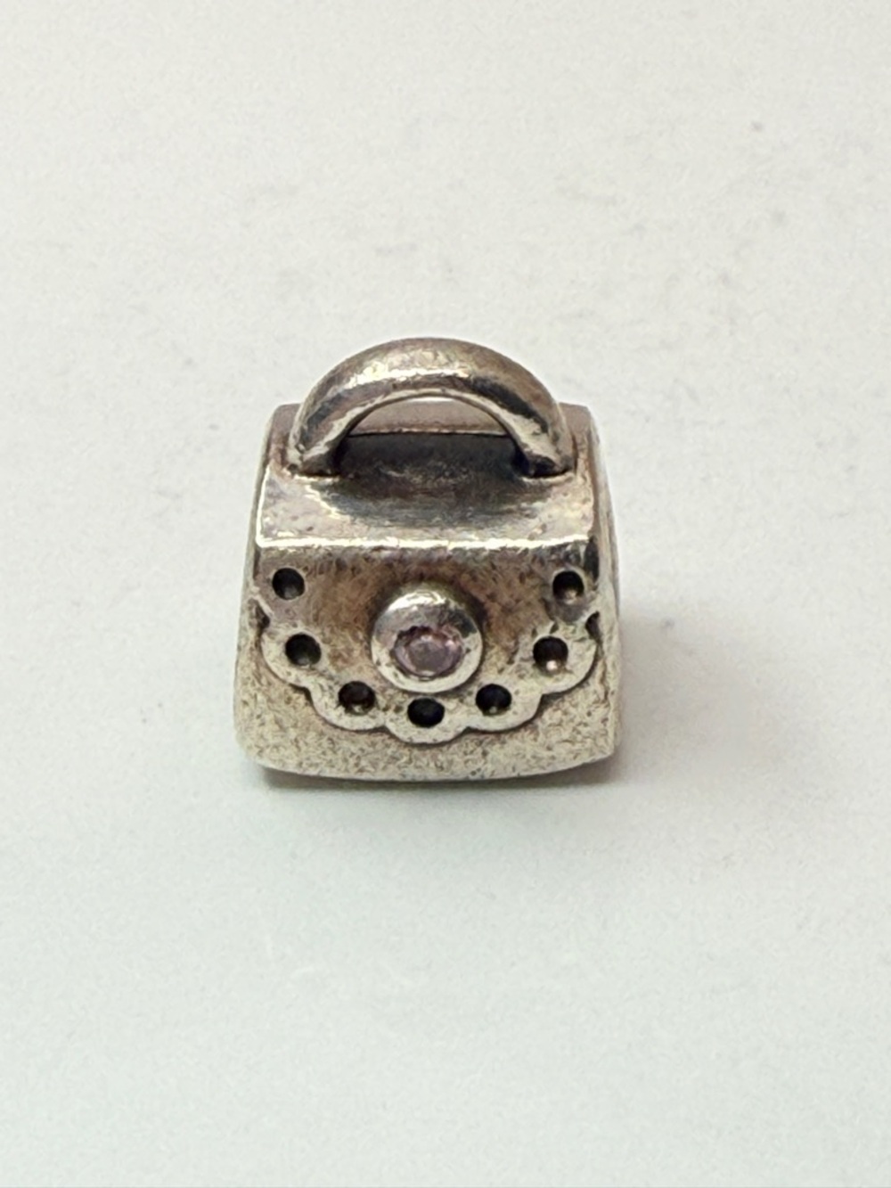 Retired Pandora Handbag Charm CZ 790225 ALE 925
